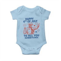Happy 4th Of July To All You Sumbitches Baby Onesie Funny Independence Day Meme