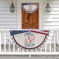 Happy 4th Of July To All You Sumbitches Patriotic Fan Flag Funny Independence Day Meme