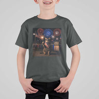 USA 250th Anniversary Cat T Shirt For Kid Funny 4th Of July Independence Day 250 Years 1776 2026 Patriotic Celebration Meme