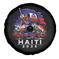 Haiti Soccer 2026 Spare Tire Cover Haitian World Football Fan Ayiti Lover