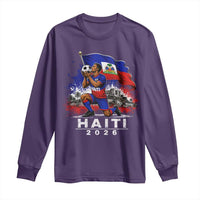 Haiti Soccer 2026 Long Sleeve Shirt Haitian World Football Fan Ayiti Lover
