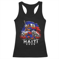Haiti Soccer 2026 Racerback Tank Top Haitian World Football Fan Ayiti Lover