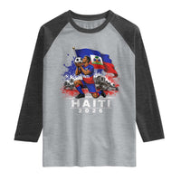 Haiti Soccer 2026 Raglan Shirt Haitian World Football Fan Ayiti Lover
