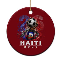 Haiti Soccer 2026 Ceramic Ornament World Football Fan Haitian Pride Ayiti