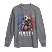 Haiti Soccer 2026 Long Sleeve Shirt World Football Fan Haitian Pride Ayiti