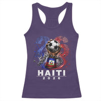Haiti Soccer 2026 Racerback Tank Top World Football Fan Haitian Pride Ayiti