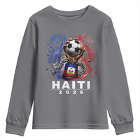 Haiti Soccer 2026 Youth Sweatshirt World Football Fan Haitian Pride Ayiti