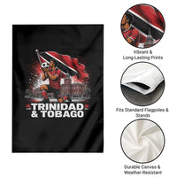 Trinidad and Tobago Soccer Garden Flag Patriotic Football Fan Caribbean Pride Gift