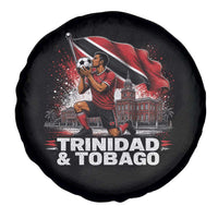 Trinidad and Tobago Soccer Spare Tire Cover Patriotic Football Fan Caribbean Pride Gift
