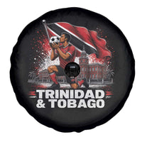 Trinidad and Tobago Soccer Spare Tire Cover Patriotic Football Fan Caribbean Pride Gift