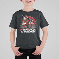 Trinidad and Tobago Soccer T Shirt For Kid Patriotic Football Fan Caribbean Pride Gift