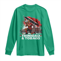 Trinidad and Tobago Soccer Long Sleeve Shirt Patriotic Football Fan Caribbean Pride Gift