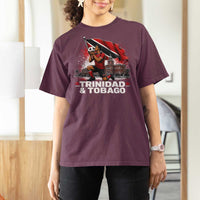 Trinidad and Tobago Soccer T Shirt For Women Patriotic Football Fan Caribbean Pride Gift