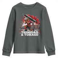 Trinidad and Tobago Soccer Youth Sweatshirt Patriotic Football Fan Caribbean Pride Gift