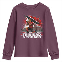 Trinidad and Tobago Soccer Youth Sweatshirt Patriotic Football Fan Caribbean Pride Gift