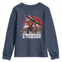 Trinidad and Tobago Soccer Youth Sweatshirt Patriotic Football Fan Caribbean Pride Gift