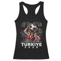 Turkish Soccer Racerback Tank Top Turkey Football Fan Vintage Turkish Pride