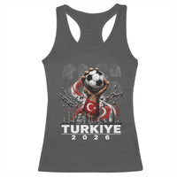Turkish Soccer Racerback Tank Top Turkey Football Fan Vintage Turkish Pride