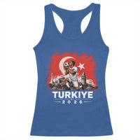 Turkish Soccer 2026 Racerback Tank Top Turkey Football Fan Vintage Turkish Pride