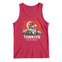 Turkish Soccer 2026 Tank Top Turkey Football Fan Vintage Turkish Pride