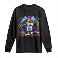 Haiti Soccer 2026 Long Sleeve Shirt Haitian Flag Caribbean Football Fan