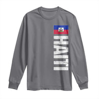 Vintage Haitian Flag Long Sleeve Shirt Proud Haitienne Haiti Independence 1804