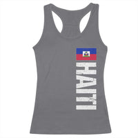 Vintage Haitian Flag Racerback Tank Top Proud Haitienne Haiti Independence 1804