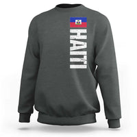 Vintage Haitian Flag Sweatshirt Proud Haitienne Haiti Independence 1804