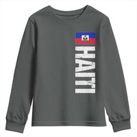 Vintage Haitian Flag Youth Sweatshirt Proud Haitienne Haiti Independence 1804