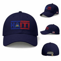 Haiti Flag Baseball Cap Vintage Haitian Pride Ayiti Roots