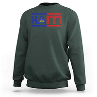 Haiti Flag Sweatshirt Vintage Haitian Pride Ayiti Roots