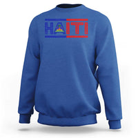 Haiti Flag Sweatshirt Vintage Haitian Pride Ayiti Roots