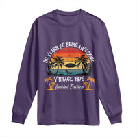 Vintage 50th Birthday Long Sleeve Shirt Retro 1976 Limited Edition 50 Year Old