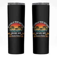 Vintage 50th Birthday Skinny Tumbler Retro 1976 Limited Edition 50 Year Old