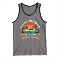 Vintage 50th Birthday Tank Top Retro 1976 Limited Edition 50 Year Old