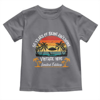 Vintage 50th Birthday Toddler T Shirt Retro 1976 Limited Edition 50 Year Old