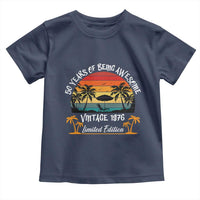 Vintage 50th Birthday Toddler T Shirt Retro 1976 Limited Edition 50 Year Old