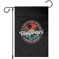 50th Birthday Gifts Garden Flag Vintage 1976 50 Year Old Birthday