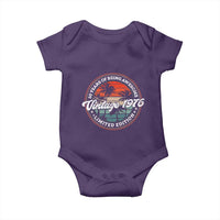 50th Birthday Gifts Baby Onesie Vintage 1976 50 Year Old Birthday