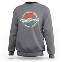 50th Birthday Gifts Sweatshirt Vintage 1976 50 Year Old Birthday