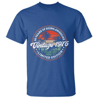 50th Birthday Gifts T Shirt Vintage 1976 50 Year Old Birthday