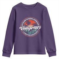 50th Birthday Gifts Youth Sweatshirt Vintage 1976 50 Year Old Birthday