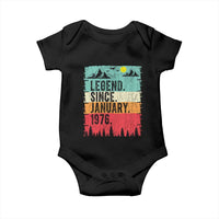 Vintage 1976 Birthday Baby Onesie Retro 50th Birthday Gifts 50 Years Old