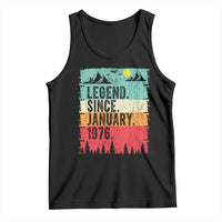 Vintage 1976 Birthday Tank Top Retro 50th Birthday Gifts 50 Years Old