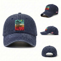 Vintage 1976 Birthday Washed Cotton Baseball Cap Retro 50th Birthday Gifts 50 Years Old