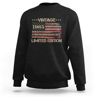 Vintage 1965 Birthday Sweatshirt Limited Edition Retro American Flag