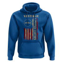 Vintage 1965 Birthday Hoodie Retro American Flag Limited Edition