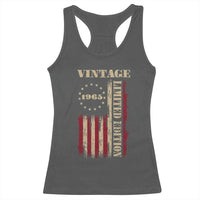 Vintage 1965 Birthday Racerback Tank Top Retro American Flag Limited Edition