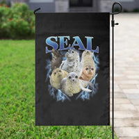 Baby Seals Garden Flag Retro Sea Dog Bootleg Vintage Graphic 90s
