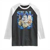 Baby Seals Raglan Shirt Retro Sea Dog Bootleg Vintage Graphic 90s